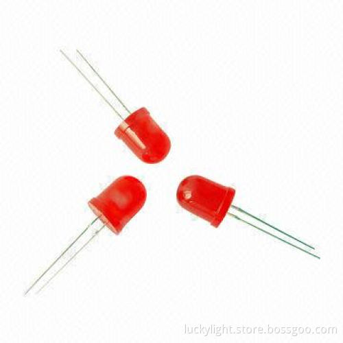 10mm Blinking Red Lamp LEDs with Red Diffused Lens